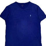 Polo By Ralph Lauren T-Shirt - Large Blue Cotton