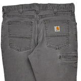 Carhartt Carpenter Pants - 34W 30L Gray Cotton Blend