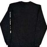 Carhartt Spellout Long Sleeve T-Shirt - Small Black Cotton