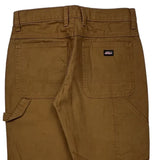 Dickies Carpenter Trousers - 30W 30L Brown Cotton