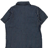 Age 2 Disney Striped Short Sleeve Shirt - 3XS Blue Cotton