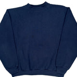 90S Blank Tultex Sweatshirt - Large Blue Cotton Blend