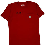New Orleans Carhartt Graphic T-Shirt - Small Red Cotton