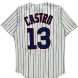 Chicago Cubs Majestic Mlb Jersey - Small Blue Polyester