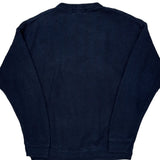 Chaps Ralph Lauren Herringbone Sweater - Large Navy Cotton