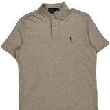 Polo By Ralph Lauren Polo Shirt - Medium Beige Cotton