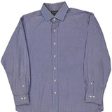 Polo By Ralph Lauren Checked Shirt - Large Blue Cotton
