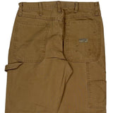Wrangler Carpenter Pants - 30W 30L Brown Cotton