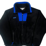 Made In USA Columbia Fleece Jacket - Large Black Polyester