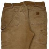 Carhartt Double Knee Carpenter Pants - 36W 30L Brown Cotton