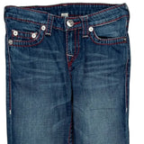 True Religion Contrast Stitch Jeans - 25W US 0 Blue Denim