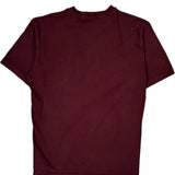Carhartt T-Shirt - Small Burgundy Cotton