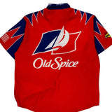 Dennit Racing Nascar Short Sleeve Shirt - XL Blue Polyester