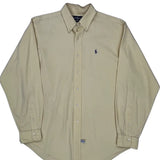 Ralph Lauren Shirt - Large Yellow Cotton
