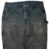 Carhartt Carpenter Trousers - 36W 32L Black Cotton