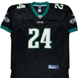 Philadelphia Eagles Reebok Nfl Football Jersey - 2XL Black Polyester