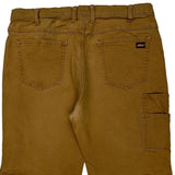 Dickies Carpenter Shorts - 37W 10L Brown Cotton Blend