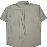 Tommy Hilfiger Short Sleeve Shirt - 2XL Beige Cotton