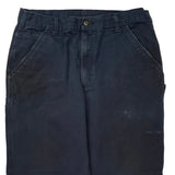 Carhartt Carpenter Trousers - 34W 32L Navy Cotton
