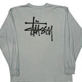 Stussy Long Sleeve T-Shirt - XL Grey Cotton