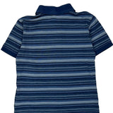 Age 8 Polo By Ralph Lauren Striped Polo Shirt - Small Blue Cotton