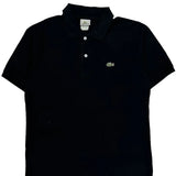 Lacoste Polo Shirt - Medium Black Cotton