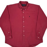 Blake Ralph Lauren Shirt - XL Red Cotton