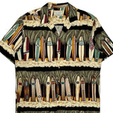 Kalaheo Graphic Hawaiian Shirt - Large Multicoloured Cotton