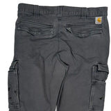 Carhartt Cargo Trousers - 34W 30L Grey Cotton