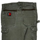 Wrangler Cargo Pants - 32W 30L Gray Cotton