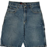 Southpole Denim Shorts - 34W 11L Blue Denim