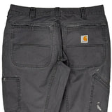 Carhartt Carpenter Trousers - 33W 32L Grey Cotton
