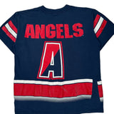 Single Stitch California Angels Salem Mlb T-Shirt - Large Red Cotton