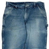Carhartt Double Knee Carpenter Jeans - 36W 30L Blue Cotton