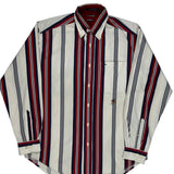Tommy Hilfiger Striped Shirt - Small Blue Cotton