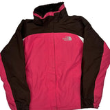 The North Face Contrast Stitch Ski Jacket - Large Brown Polyester