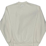 Fruit Of The Loom Sweatshirt - Medium Cream Cotton Blend