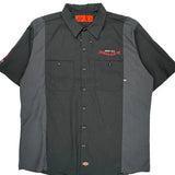 Johnson'S Electric Dickies Short Sleeve Shirt - XL Black Polyester Blend
