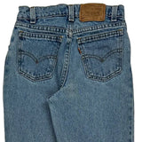Levis 550 Jeans - 24W UK 6 Light Wash Cotton