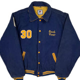 Grosse Pointe Blues Rennoc Varsity Jacket - 2XL Yellow Cotton Blend