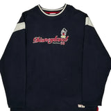 Disneyland 55 Disney Graphic Long Sleeve T-Shirt - 2XL Navy Cotton