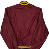 Holloway Varsity Jacket - XL Burgundy Polyester