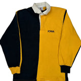 Iowa Barbarian College Rugby Shirt - XL Yellow Cotton