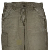 Carhartt Double Knee Carpenter Pants - 36W 32L Gray Cotton