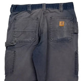 Carhartt Cargo Carpenter Trousers - 34W 30L Grey Cotton