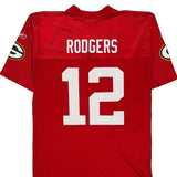 Green Bay Packers Reebok Football Jersey - Medium Red Polyester