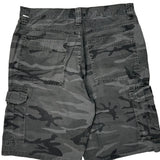 American Eagle Camo Cargo Shorts - 31W 11L Gray Cotton