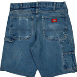 Dickies Denim Shorts - 34W 9L Blue Cotton