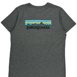 Responsibili-Tee Patagonia T-Shirt - Large Gray Cotton Blend