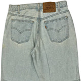 Levis Denim Shorts - 30W 10L Light Wash Cotton